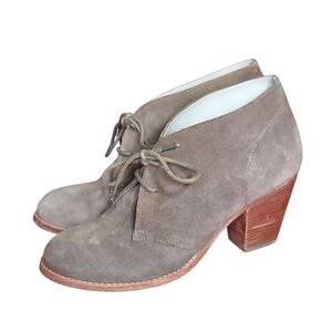 Boden Prairie Tan Suede Heeled Chukka Boots Women's Size US  Size 8.5 EU 40
